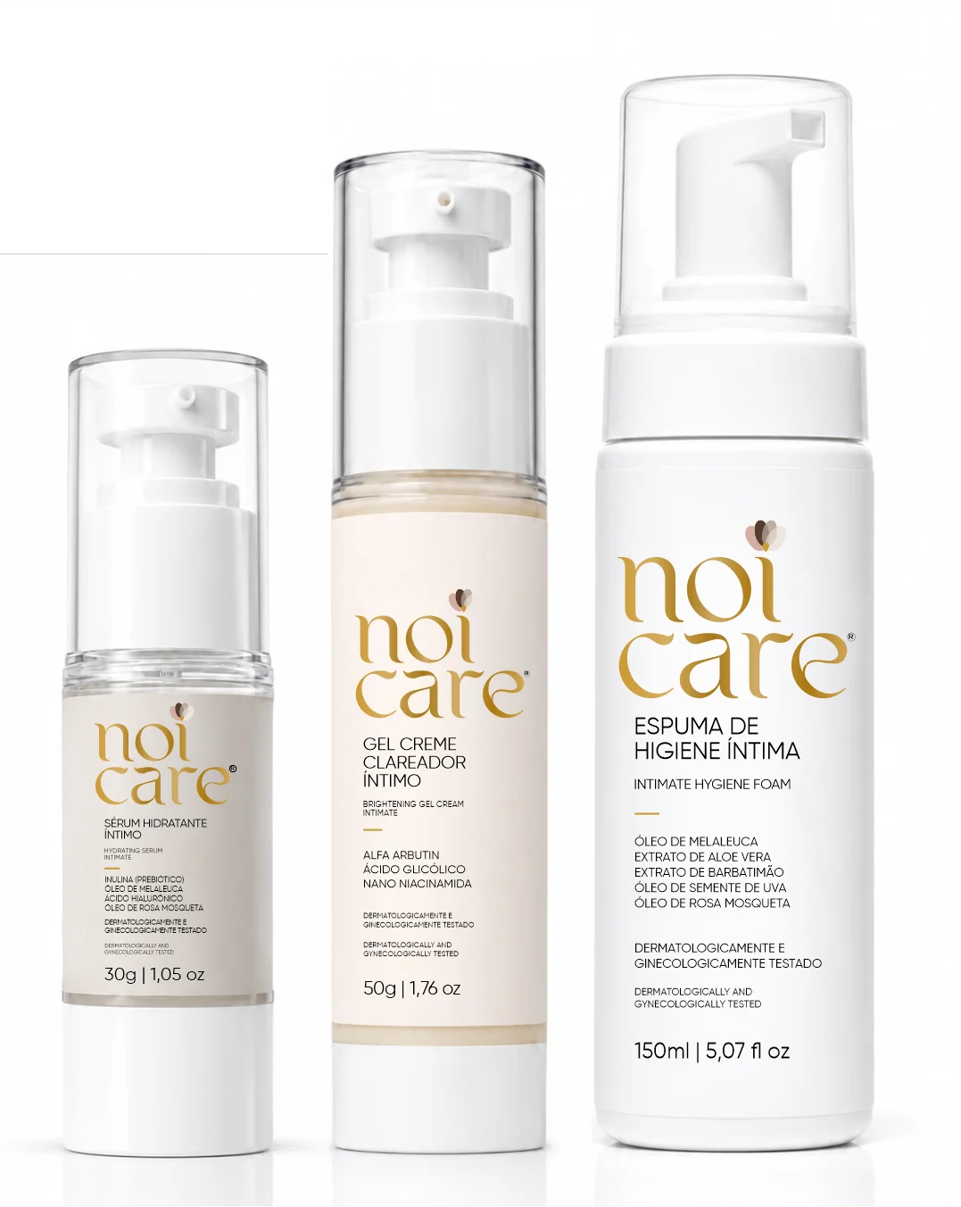 COMBO ROTINA COMPLETA DE SKINCARE ÍNTIMO (3 ITENS)
