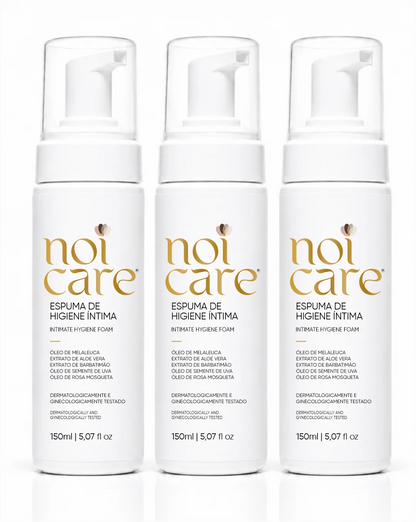 KIT 3 UNIDADES ESPUMA DE HIGIENE